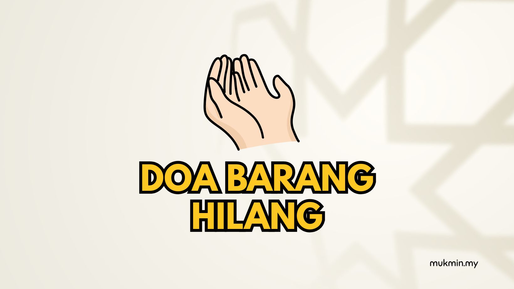 doa barang hilang