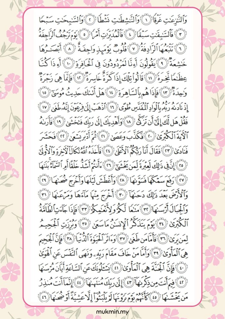 Bacaan Surah An Naziat