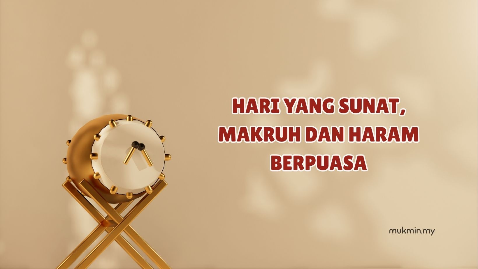 Hari yang sunat, makruh dan haram berpuasa